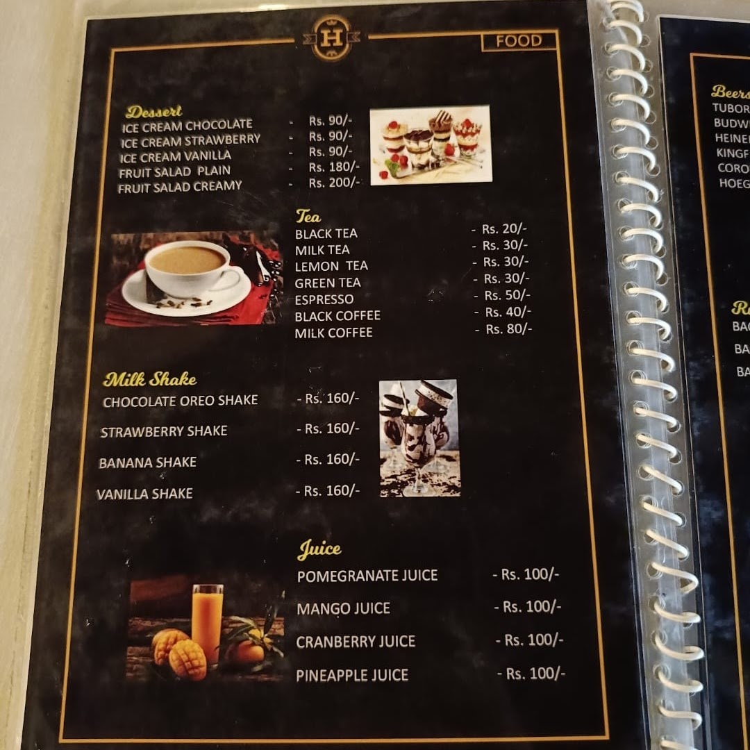 Menu Page 3